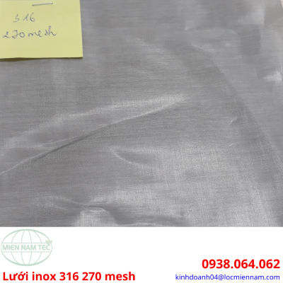 Lưới inox 316 270 mesh