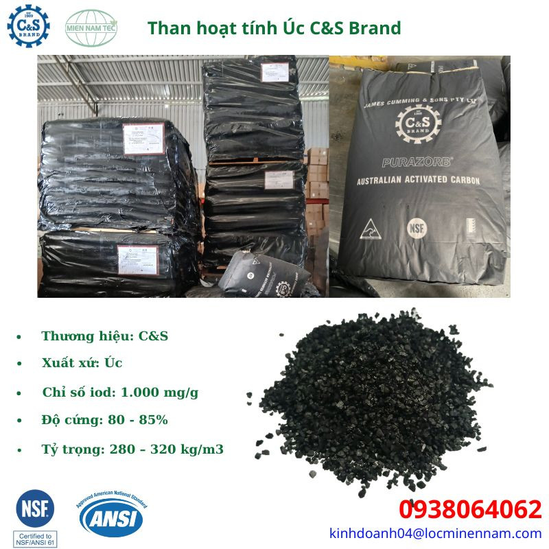 Than hoạt tính Úc C&S Brand