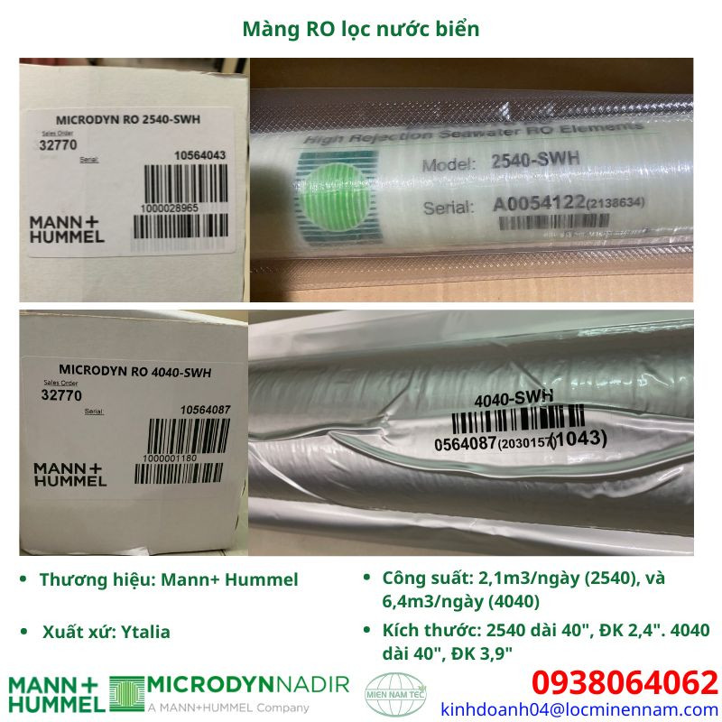 Màng lọc RO nước biển