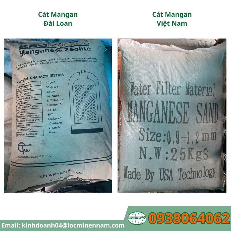 Cát Mangan Việt Nam và Đài Loan, loại nào tốt hơn?