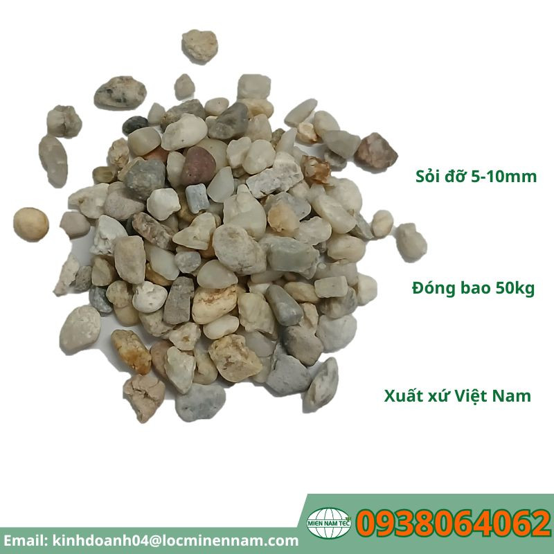 Sỏi đỡ vật liệu lọc 5-10 mm