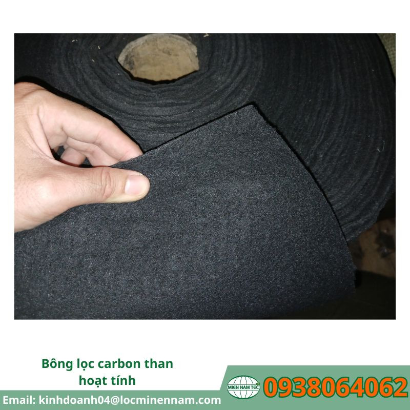 Bông lọc carbon than hoạt tính