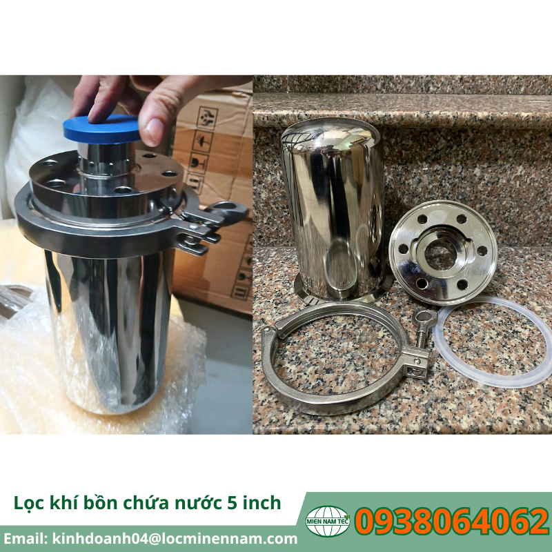 Lọc khí bồn chứa nước 5 inch