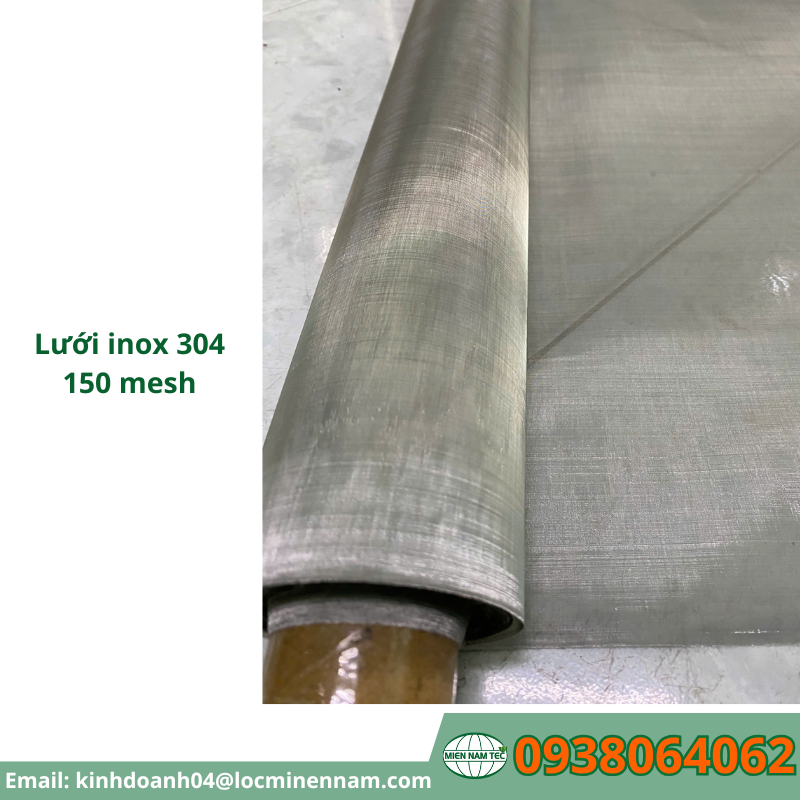 Lưới inox 304 150 mesh