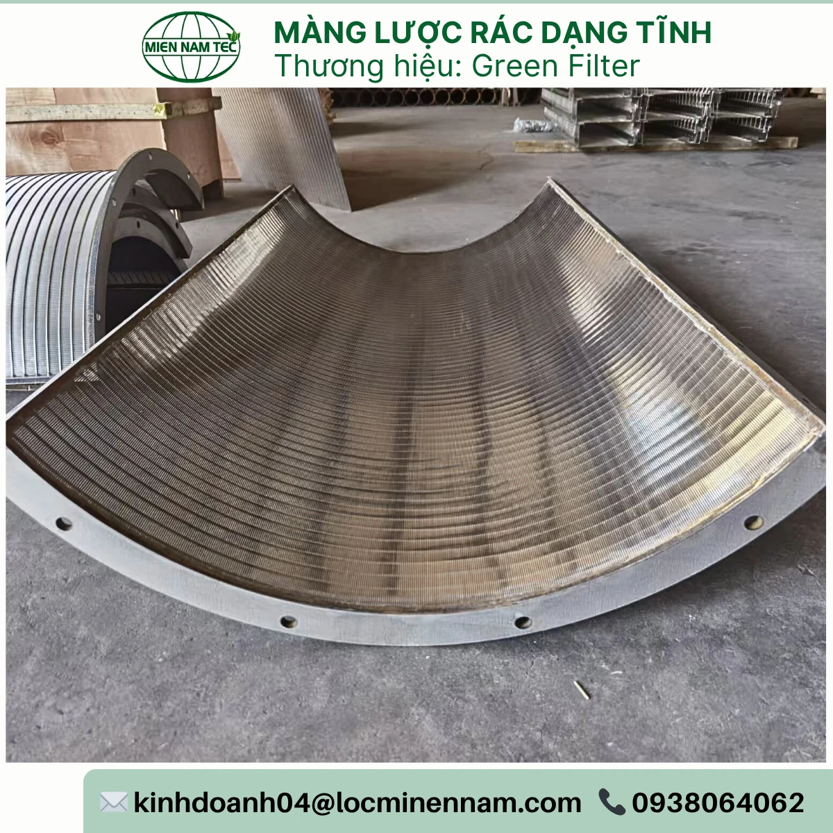 Màn lược rác dạng tĩnh