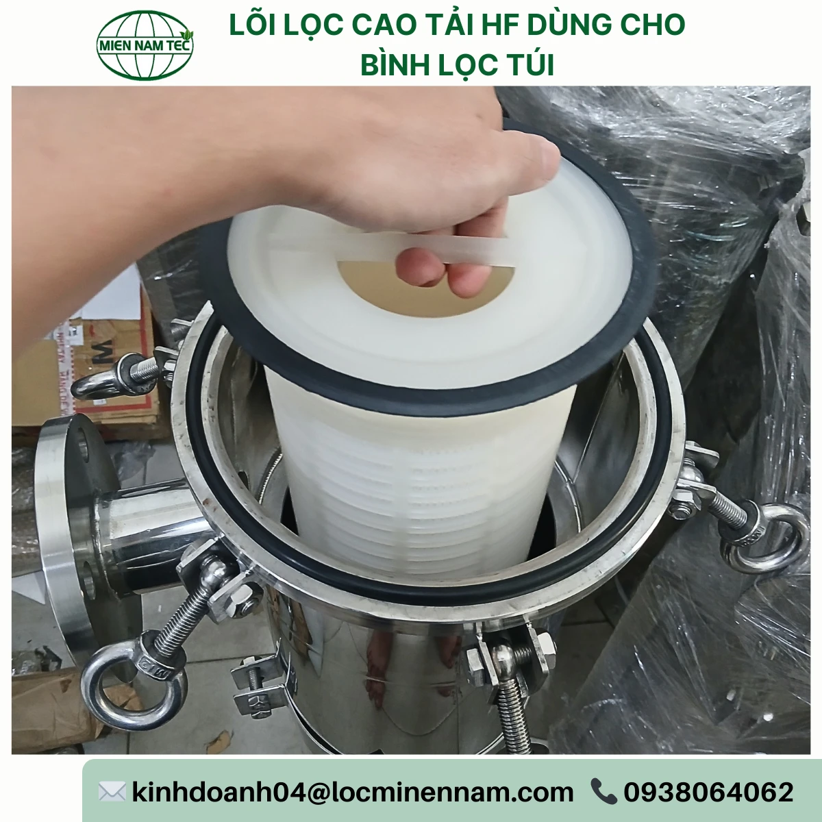 Lõi lọc cao tải HF dùng cho bình lọc túi