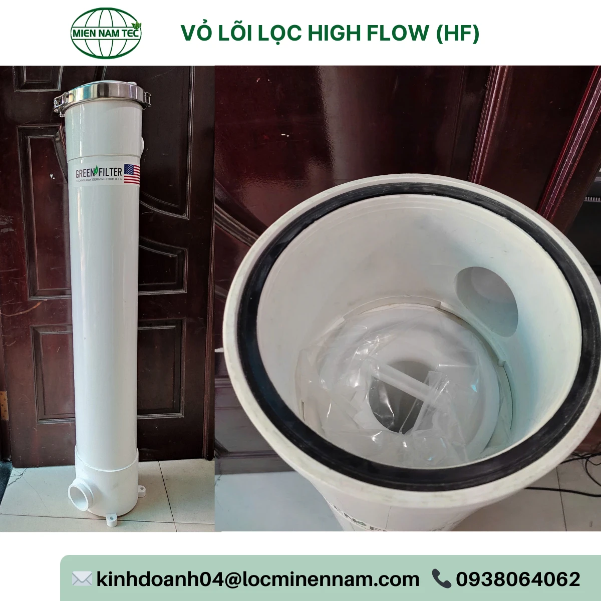 Vỏ Lọc Cao Tải High Flow (HF)