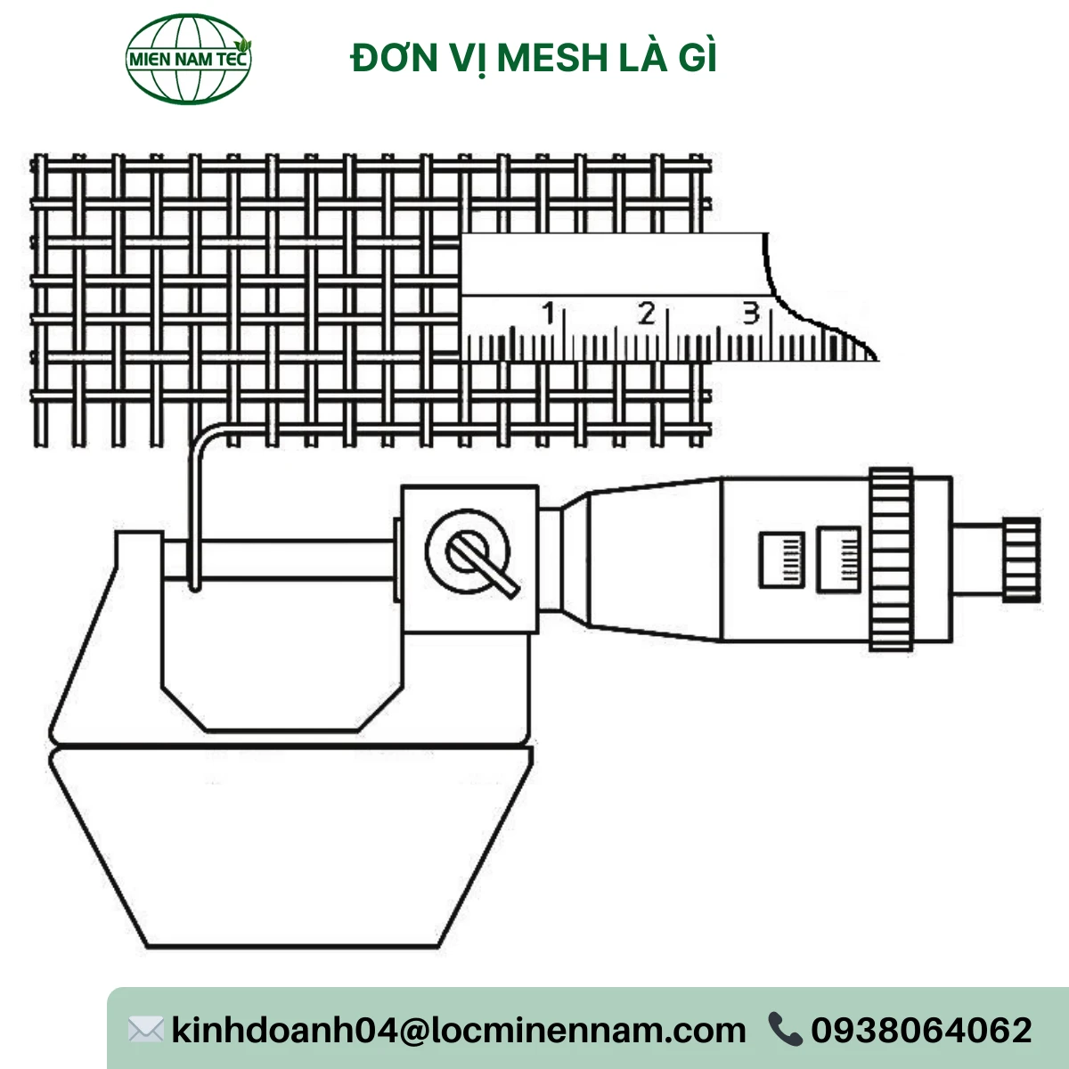 Đơn vị mesh là gì? Bảng chuyển đổi giữa đơn vị mesh và các đơn vị khác