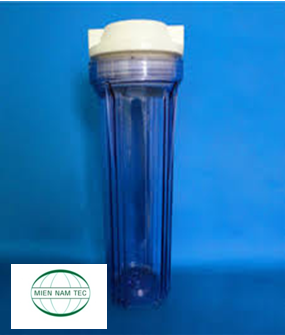 Cốc lọc nhựa trong suốt 20 inch phi 27 mm Cốc lọc nhựa trong suốt 20 inch phi 27 mm