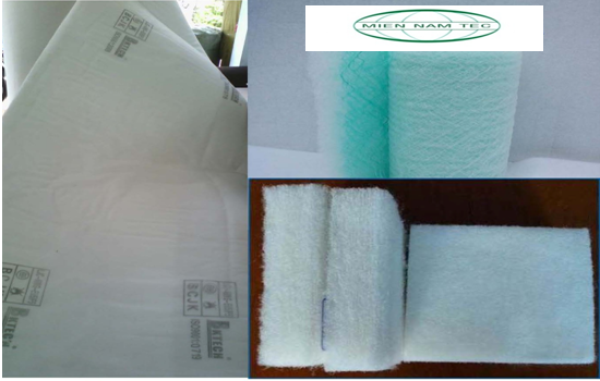 Bông lọc trần phòng sơn