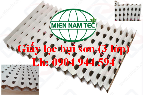 Giấy lọc bụi sơn 3 lớp