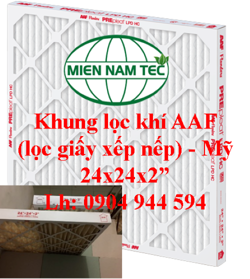 Khung lọc khí AAF 24x24x2 inch