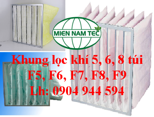 Khung lọc túi 6 túi, 8 túi