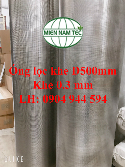 Ống lọc khe D500 khe 0.3mm