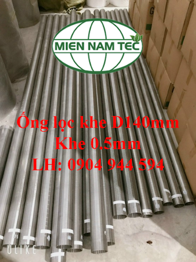 Ống lọc khe D140 khe 0.5mm
