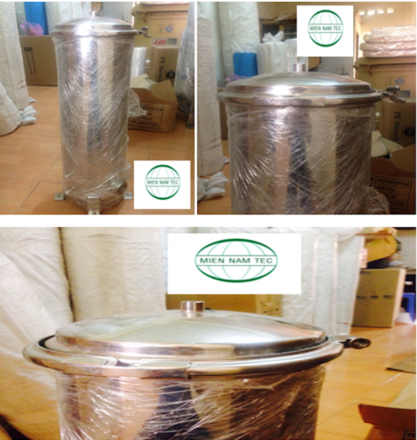 Vỏ lọc inox lọc nước 3 lõi 20 inch