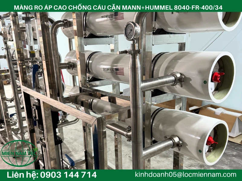 MÀNG RO ÁP CAO CHỐNG CÁU CẶN MANN HUMMEL 8040-FR-400/34