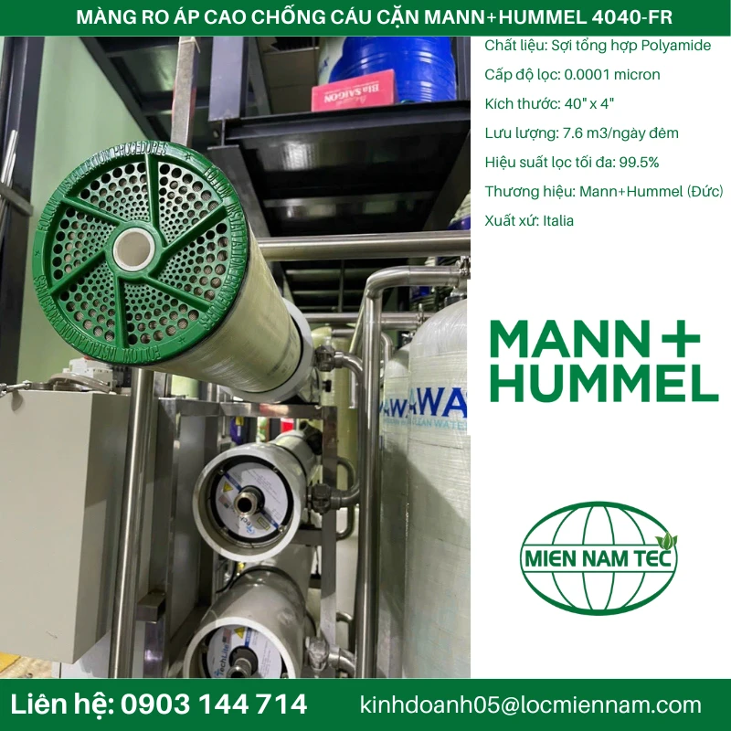 MÀNG RO ÁP CAO CHỐNG CÁU CẶN MANN+HUMMEL 4040-FR