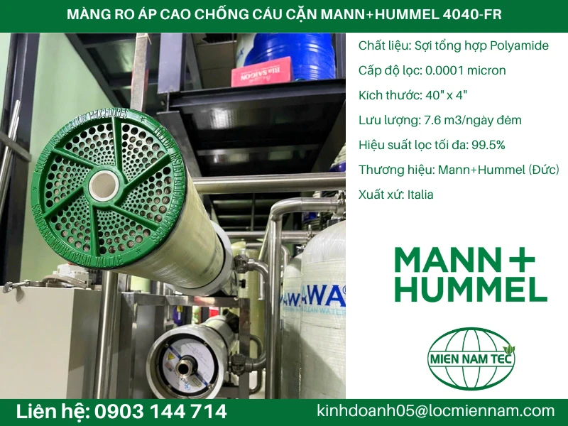 MÀNG RO ÁP CAO CHỐNG CÁU CẶN MANN HUMMEL 4040-FR