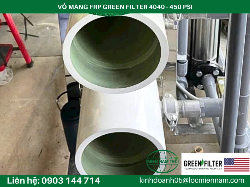 VỎ MÀNG FRP GREEN FILTER 4040 - 450 PSI