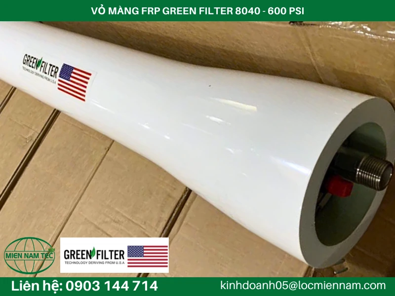 VỎ MÀNG FRP GREEN FILTER 8040 - 600 PSI