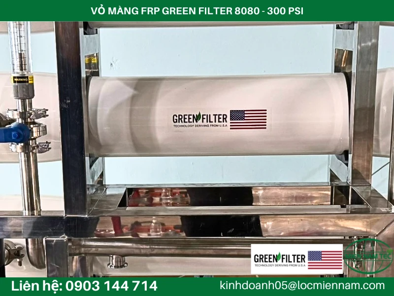 VỎ MÀNG FRP GREEN FILTER 8080 - 300 PSI