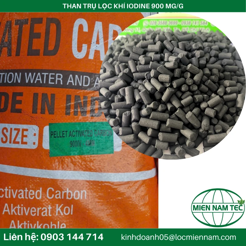 THAN TRỤ LỌC KHÍ IODINE 900 MG/G