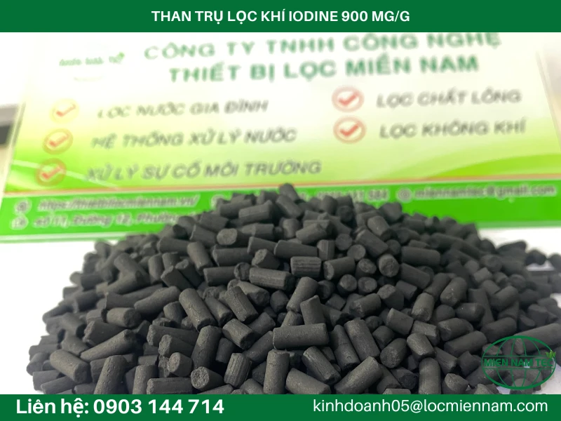 THAN TRỤ LỌC KHÍ IODINE 900 MG/G