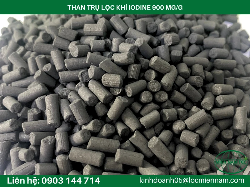 THAN TRỤ LỌC KHÍ IODINE 900 MG/G