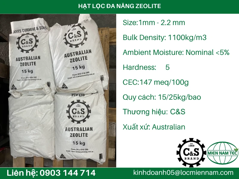 HẠT LỌC ĐA NĂNG ZEOLITE